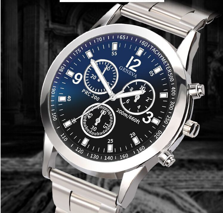 Leisure Business Silver Watch for Men Sports Mens Watch Top Brand Luxury Clock Male Business Quartz Wristwatch