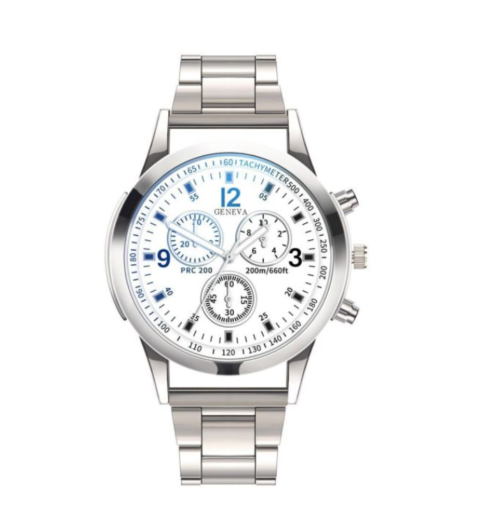 Leisure Business Silver Watch for Men Sports Mens Watch Top Brand Luxury Clock Male Business Quartz Wristwatch