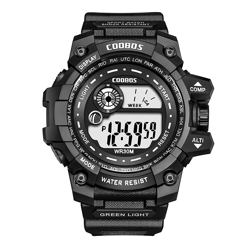 New Men LED Digital Watches Luminous Fashion Sport Waterproof Watches For Man Date Army Military Clock