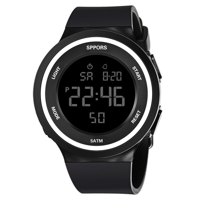 Waterproof Led Watches For Men Outdoor Sports Men Digital Led Quartz Alarm Men Wrist Watch Fashion Electronic Watch Relogio