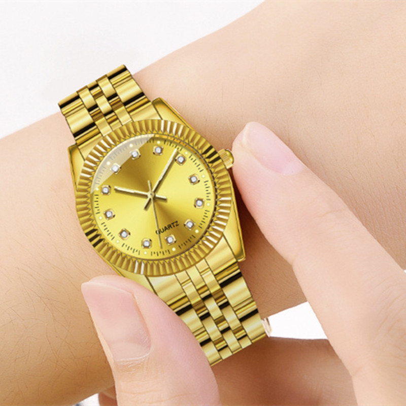 Women Watches Top Brand Luxury Fashion Diamond Ladies Wristwatches Stainless Steel Gold Mesh Strap Female Quartz Watch