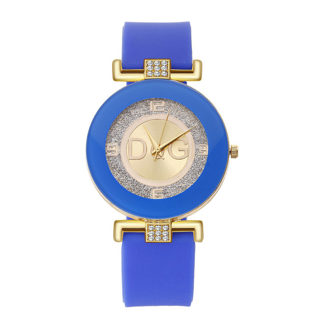 Simple Quartz Watches Women Minimalist Design Silicone Strap Wristwatch Big Dial Women's Fashion Creative Watch