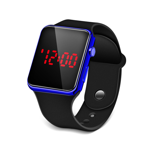 Sport LED Chidlren Watches Men's Digital Clock Army Military Rubber Wrist Watch Kids Clock
