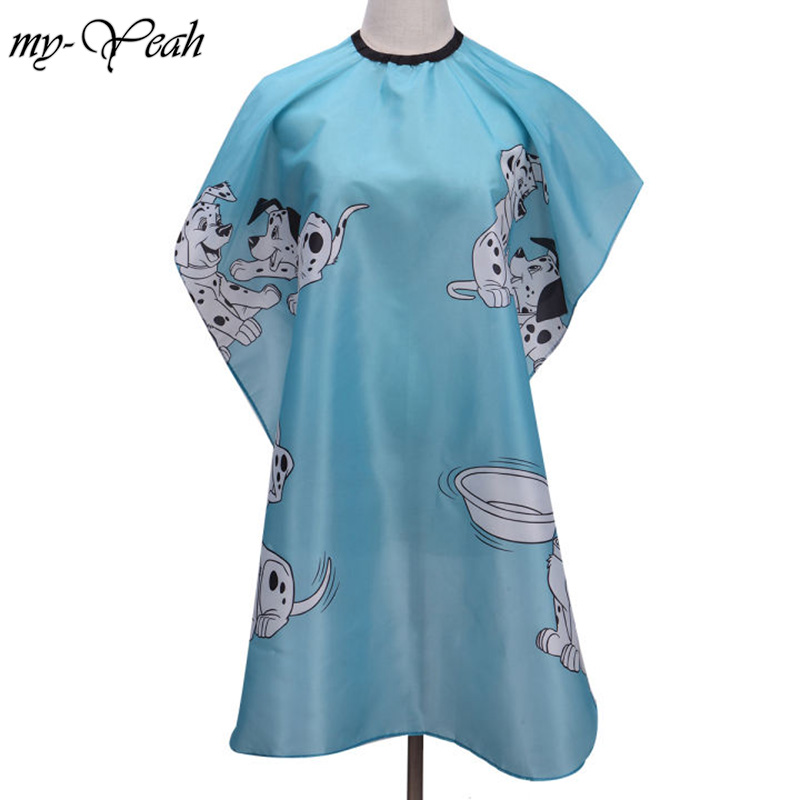 Hairdressing Children Kid Cartoon Cape Waterproof  Hair Cutting Dyeing Clothes Manteau Apron Wrap Pro Salon Barber Styling Tools