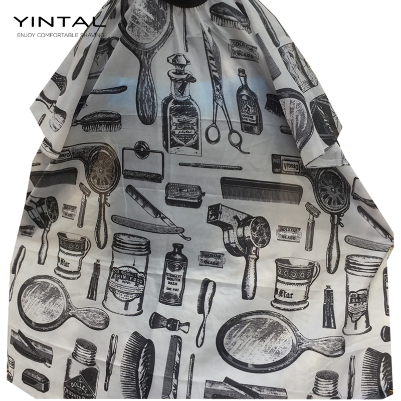 140*115cm Cutting Hair Waterproof Snap Cloth Salon Barber Cape Hairdressing Hairdresser Apron Haircut Capes