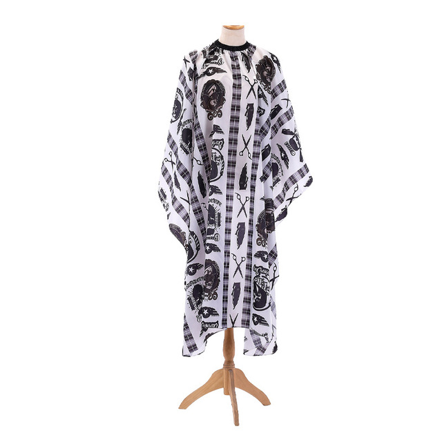 Hairdressing Retro Printed Cloth Hair Salon Into Haircut Shawl Oiled Household Hair Dyeing Barber Shop Apron Shawl