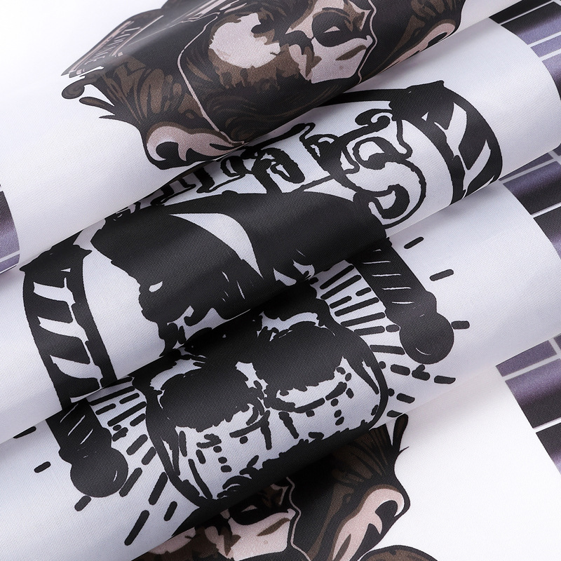Hairdressing Retro Printed Cloth Hair Salon Into Haircut Shawl Oiled Household Hair Dyeing Barber Shop Apron Shawl