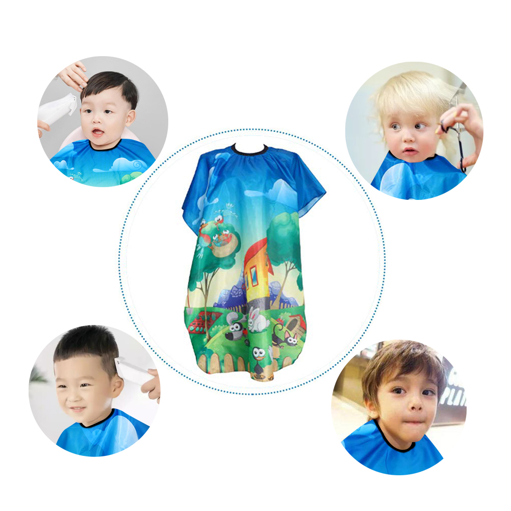 Kids Boy Hair Cutting Cape Gown Hairdresser Barber Apron Hairdressing Children Girls Boys Hair Cut Cloak Umbrella Protecter