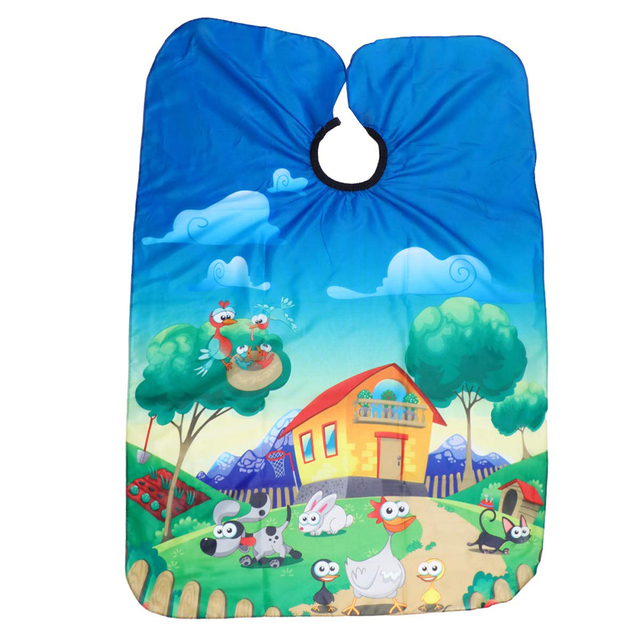 Kids Boy Hair Cutting Cape Gown Hairdresser Barber Apron Hairdressing Children Girls Boys Hair Cut Cloak Umbrella Protecter