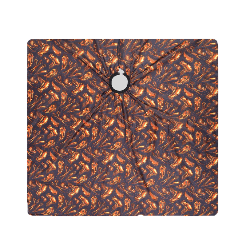 Hair Salon Fashion Haircut Shawl Hair Salon Golden Hair Dryer Cloth Home Haircut Soft And Comfortable Shawl Hairdressing Tools