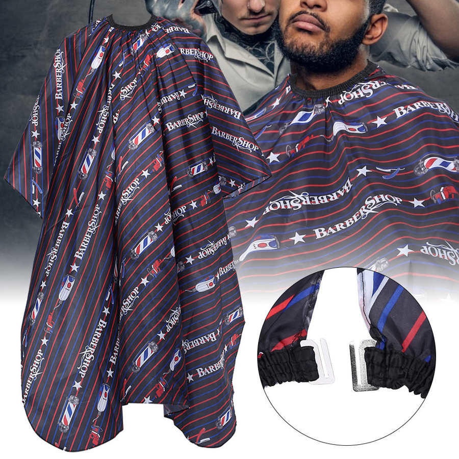 Anti Static Hairdresser Apron Waterproof Hair Cutting Coloring Perming Cape Cover Cloth Salon Barber Gown Salon Shop Accessories