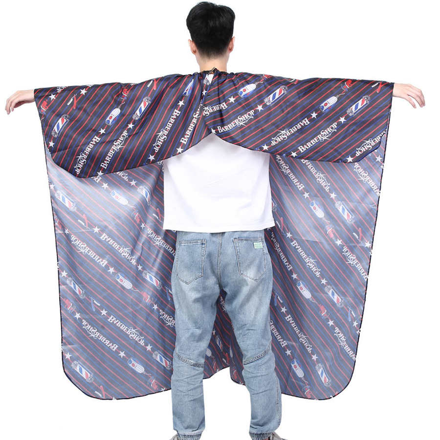 Anti Static Hairdresser Apron Waterproof Hair Cutting Coloring Perming Cape Cover Cloth Salon Barber Gown Salon Shop Accessories