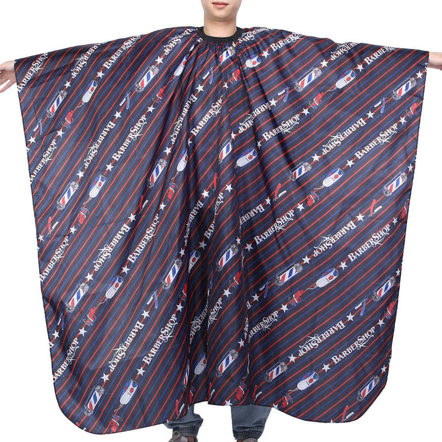 Anti Static Hairdresser Apron Waterproof Hair Cutting Coloring Perming Cape Cover Cloth Salon Barber Gown Salon Shop Accessories