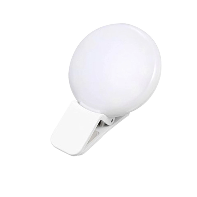 Mini Q Selfie Ring Light Portable Flash LED USB Clip Mobile Phone Fill Lamp Led Mirror Neon Sign Selfie Ring Makeup Lightings