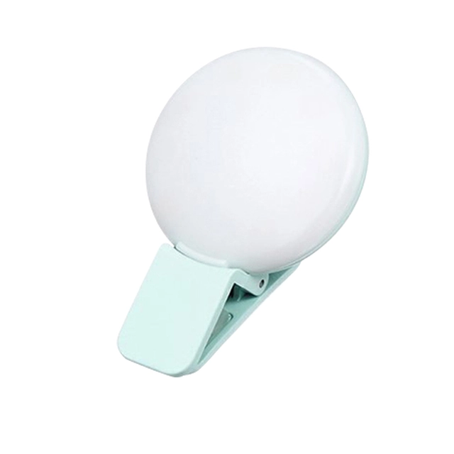 Mini Q Selfie Ring Light Portable Flash LED USB Clip Mobile Phone Fill Lamp Led Mirror Neon Sign Selfie Ring Makeup Lightings