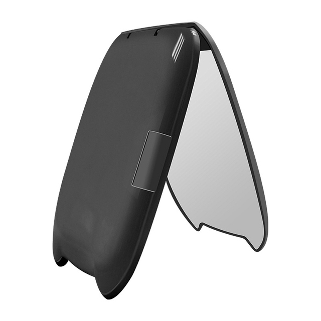 LED Makeup Mirror With Light Portable Foldable 2X Magnification Touch Screen Cosmetic Mirror Cat ear Shape 2-Face Ladies Mirror
