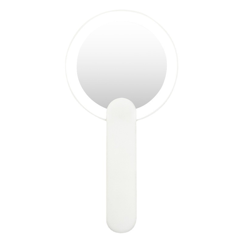 makeup mirror handle vanity mirror led vanity mirror usb small mirror with light portable makeup mirror