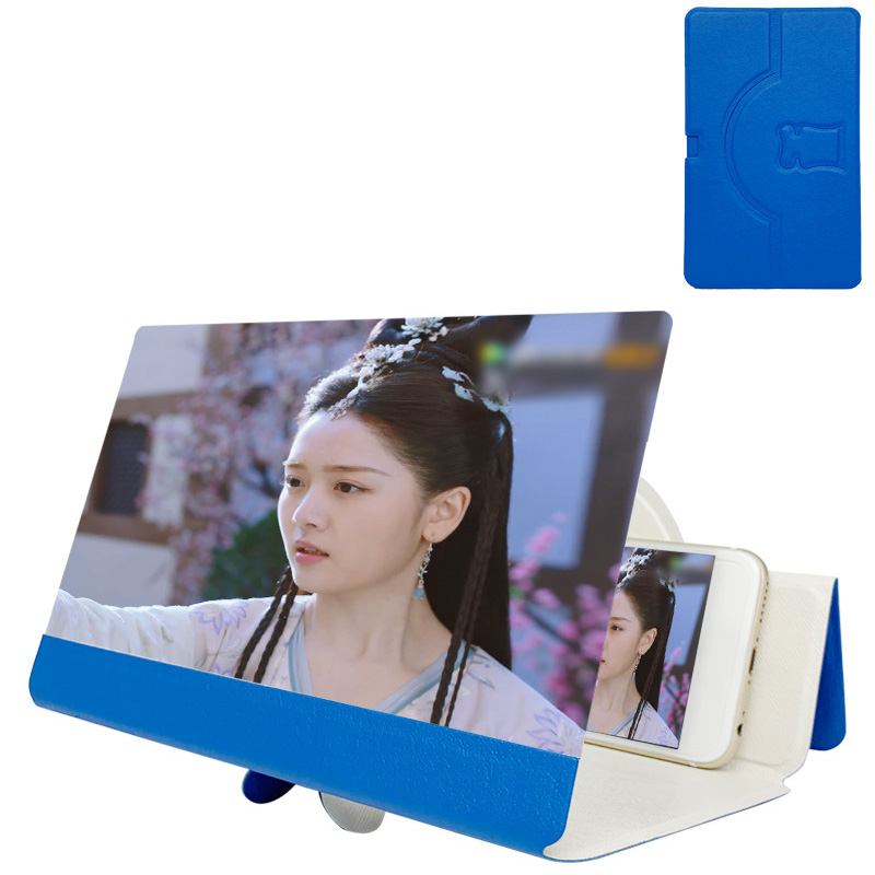 8 Inch Folding Mobile Phone 5D HD Screen Magnifier Screen Amplifier Stand Bracket Ultra HD Mobile Phone Amplifier