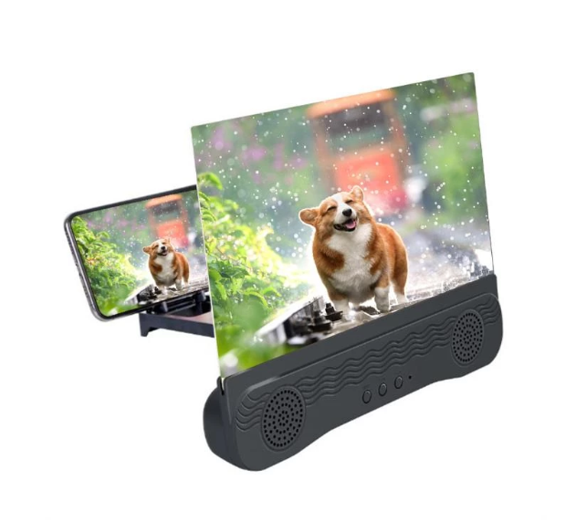 Mobile Phone Screen Amplifier Projector Bluetooth-compatible Magnifier Bracket Audio Phone Desktop Holder Stand For Video Gaming