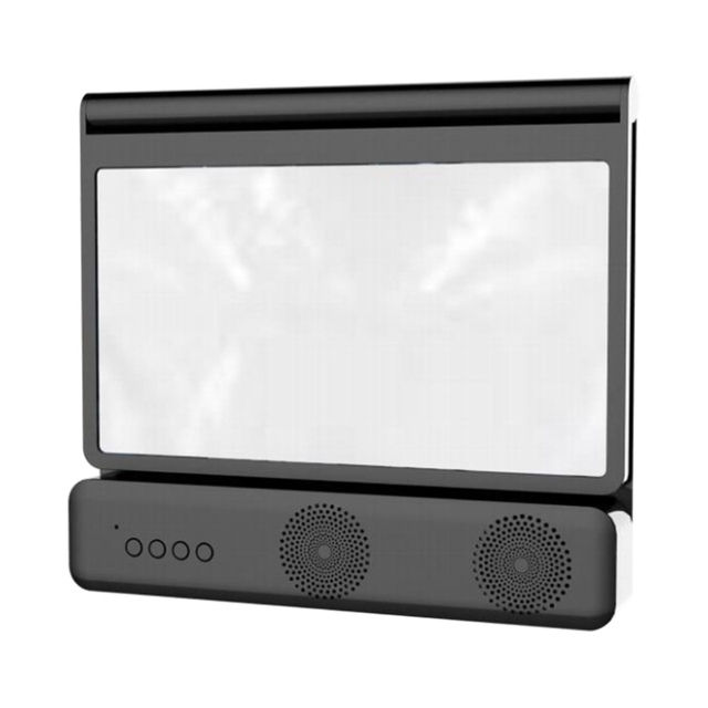 3D Video Screen Amplifier Folding Enlarged Expander Stand Holder Eyes Protection with Bluetooth Speaker