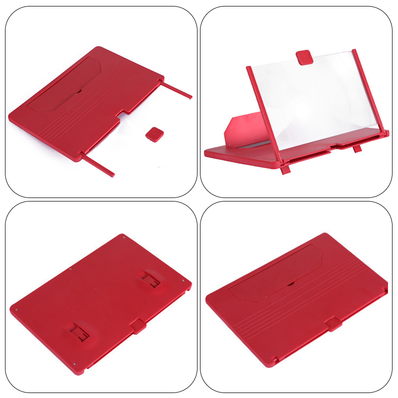 10 Inch Mobile Phone Screen Magnifier for phone 3D Video Amplifier Stand Bracket For Movie Game Folding Phone Desk Holder