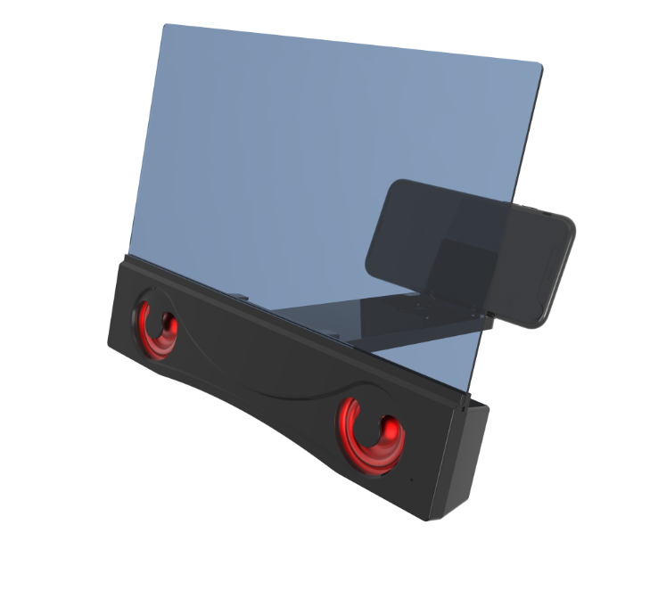 New F12 Universal 12 Inch Mobile Phone Screen Magnifier 3D HD Video Amplifier Smartphone Stand for Android IOS