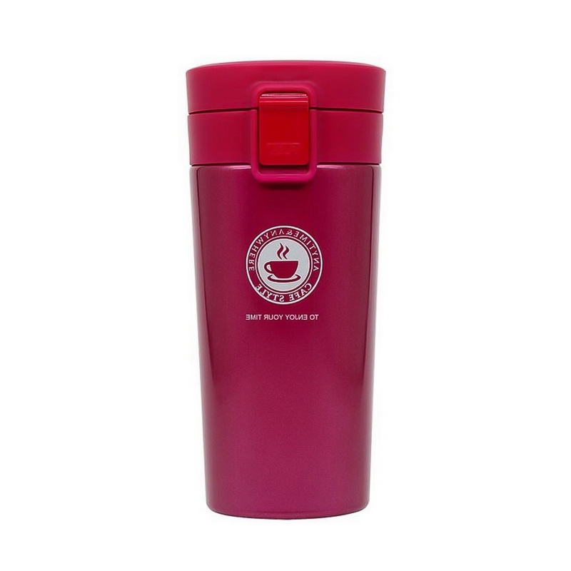 380ml Double Stainless Steel 304 Coffee Mug Leak-Proof Thermos Mug Travel Thermal Cup Water Bottle For Gifts