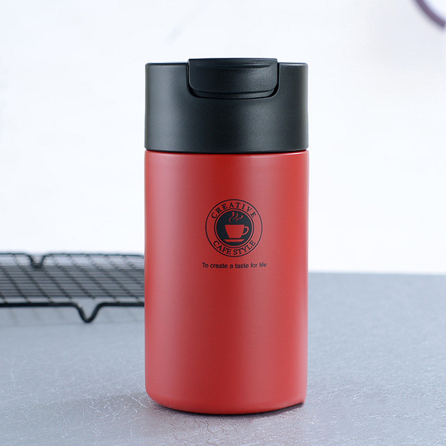 450ml Double Stainless steel 304 Coffee Mug Leak-Proof Thermos Mug Travel Thermal Cup Thermosmug For Gifts