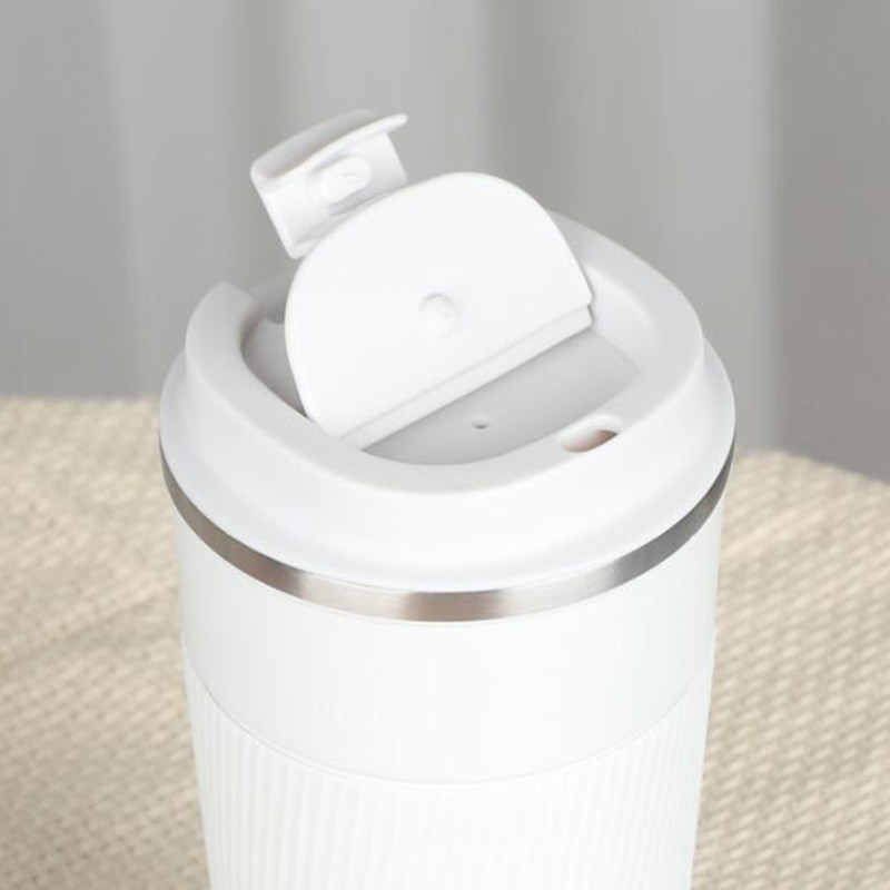 380ml Portable Stainless steel 304 Coffee Mug With Non-slip Case Thermos Mug Travel Thermal Cup Thermosmug For Gifts
