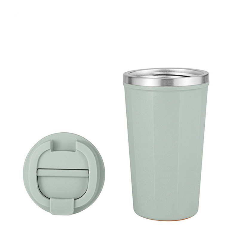 New Style Double Stainless Steel 304 Coffee Mug Not Fall Design Thermos Mug Leak-Proof Travel Thermo Cup Thermosmug For Gifts