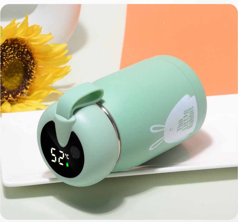 New smart thermos thermos mug 304 stainless steel water bottle temperature LED display thermos mug coffee cup