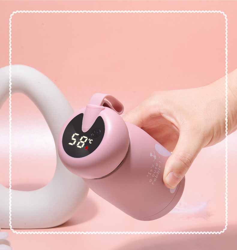 New smart thermos thermos mug 304 stainless steel water bottle temperature LED display thermos mug coffee cup