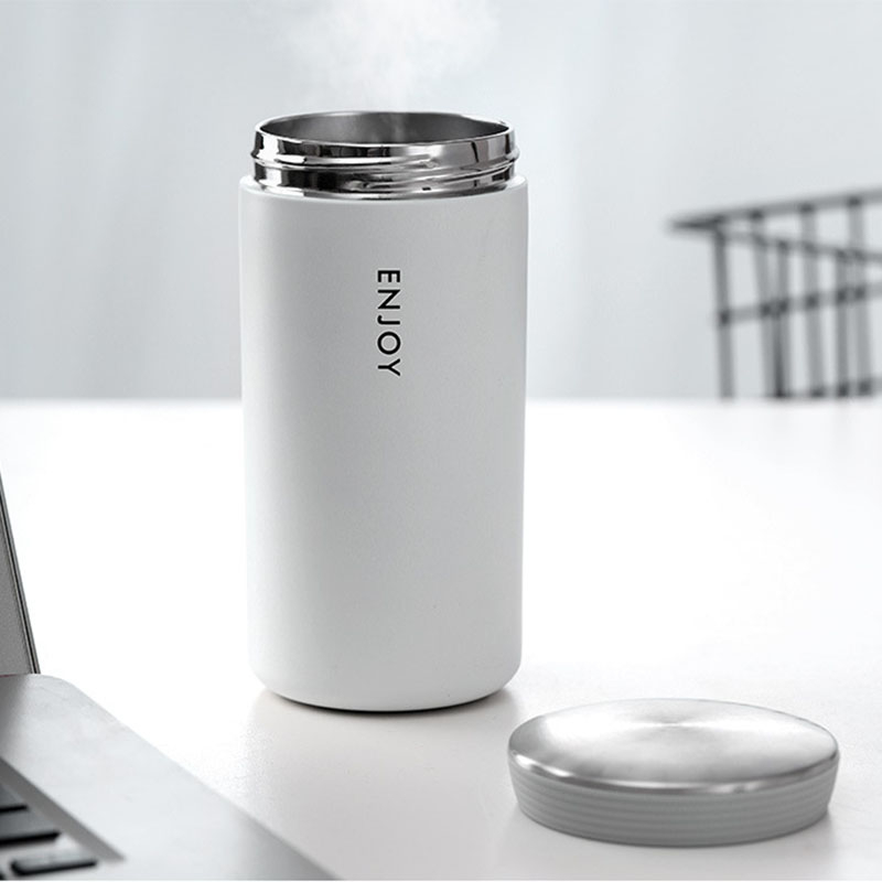 350ml 304 Stainless Steel Office Thermos Mug Coffee Cup with Lid Vacuum Flasks Leakproof Thermosmug Beer Tea Cups Water Bottle