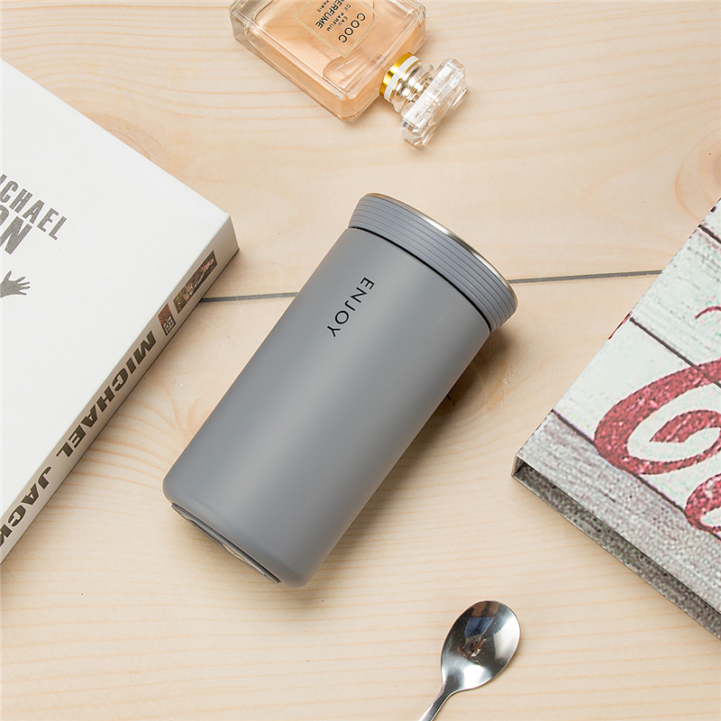 350ml 304 Stainless Steel Office Thermos Mug Coffee Cup with Lid Vacuum Flasks Leakproof Thermosmug Beer Tea Cups Water Bottle