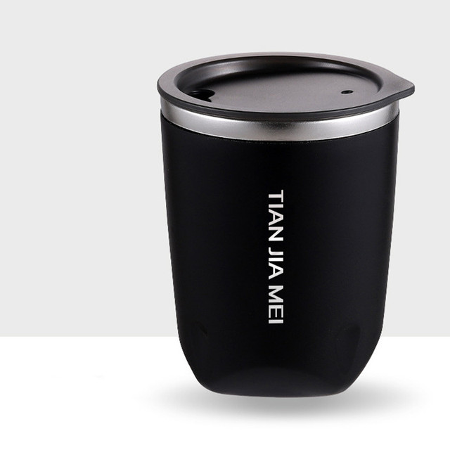 304 Stainless Steel Thermal Mug Beer Cups 300ml Couple Portable Cup for Coffee Water Bottle Vacuum Leakproof with Lids Drinkware