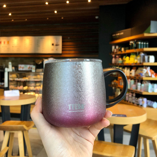 304 Stainless Steel Coffee Mug With Handle Hot And Cold Milk Water Bottle Copo Termico Termos Portable Termos Double Cup