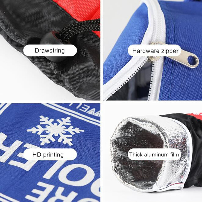 Hot sale Drawstring Water Bottle Pouch High Capacity Insulated Cooler Bag Outdoor Traveling Camping Hiking Water Bags