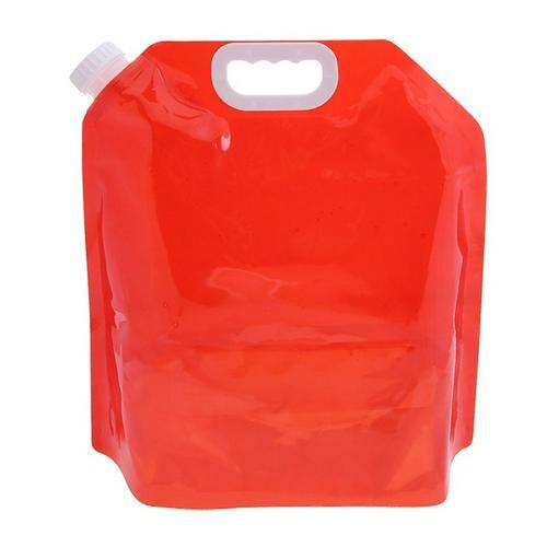 Folding 5L Drinking Water Bag Outdoor Camping Hiking Survival Cooking Water Container Bag Car Water Storage Bag Water Tank