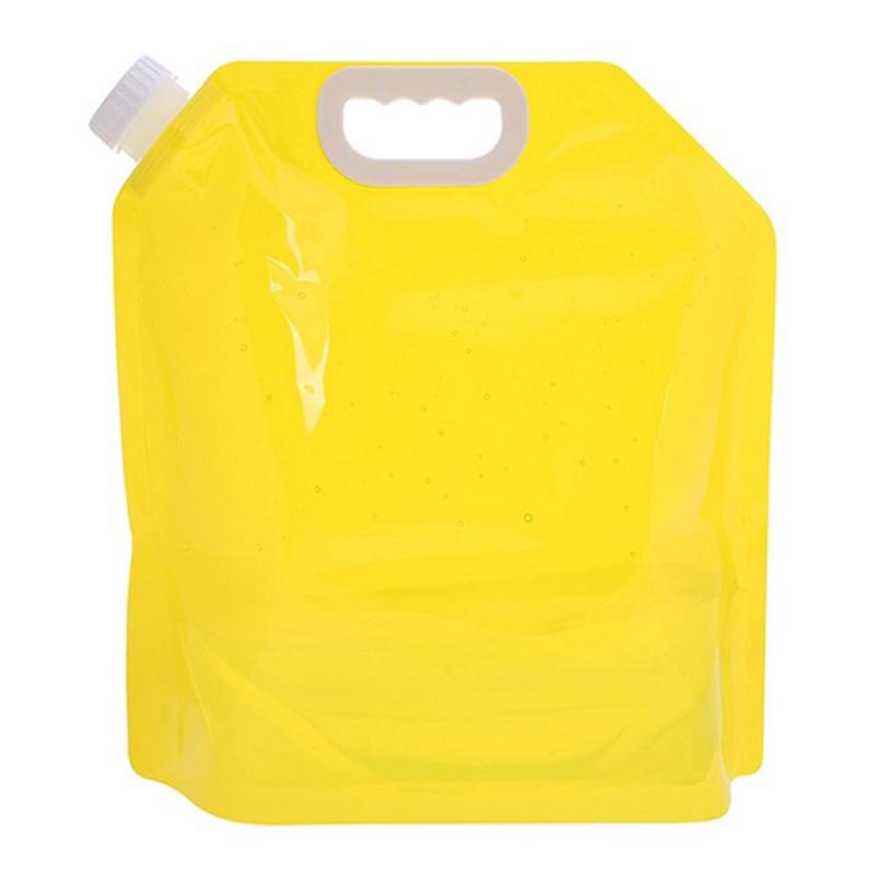 Folding 5L Drinking Water Bag Outdoor Camping Hiking Survival Cooking Water Container Bag Car Water Storage Bag Water Tank