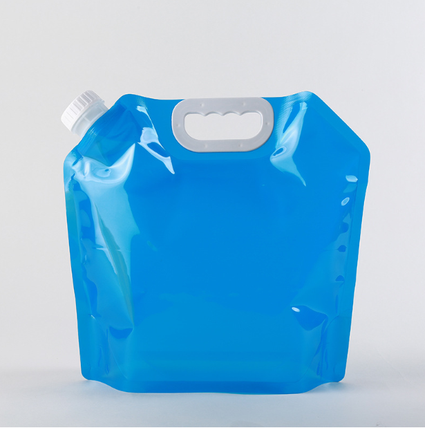 Folding 5L Drinking Water Bag Outdoor Camping Hiking Survival Cooking Water Container Bag Car Water Storage Bag Water Tank