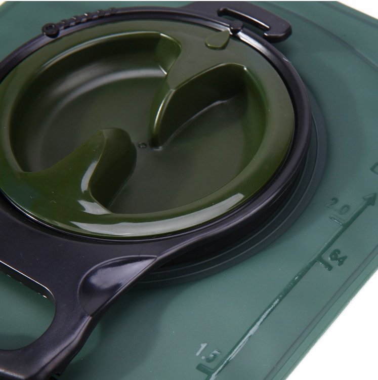 TPU Water Bag Reservoir Hydration Pack Foldable Water Backpack Outdoor CyclingTube Cleaning Kit Water Storage Bags 2L