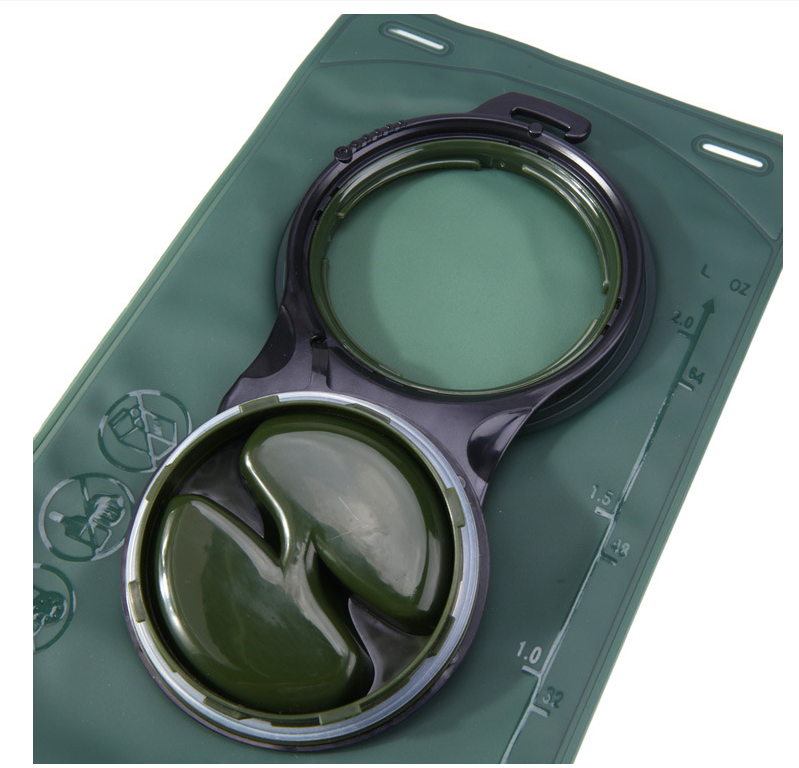 TPU Water Bag Reservoir Hydration Pack Foldable Water Backpack Outdoor CyclingTube Cleaning Kit Water Storage Bags 2L