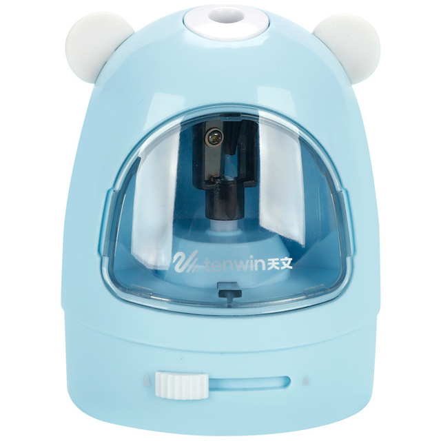 Cute Color Electric Pencil Sharpener for Kids Children Mechanical Battery Kawaii Stationery Office School Supplies
