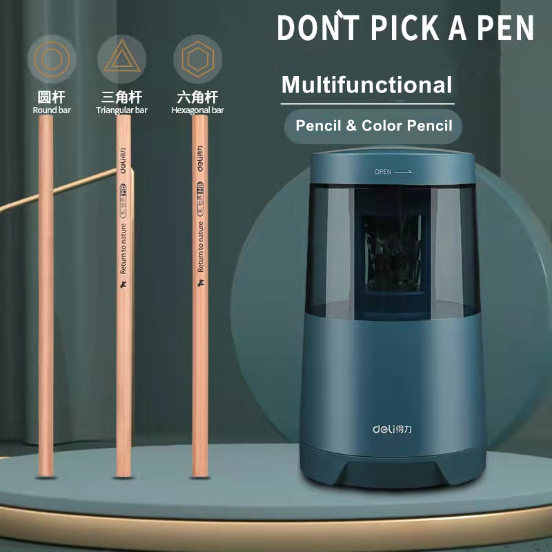 Automatic Pencil Sharpener USB Battery Dual Power Electric Sharpeners School Office Supplies