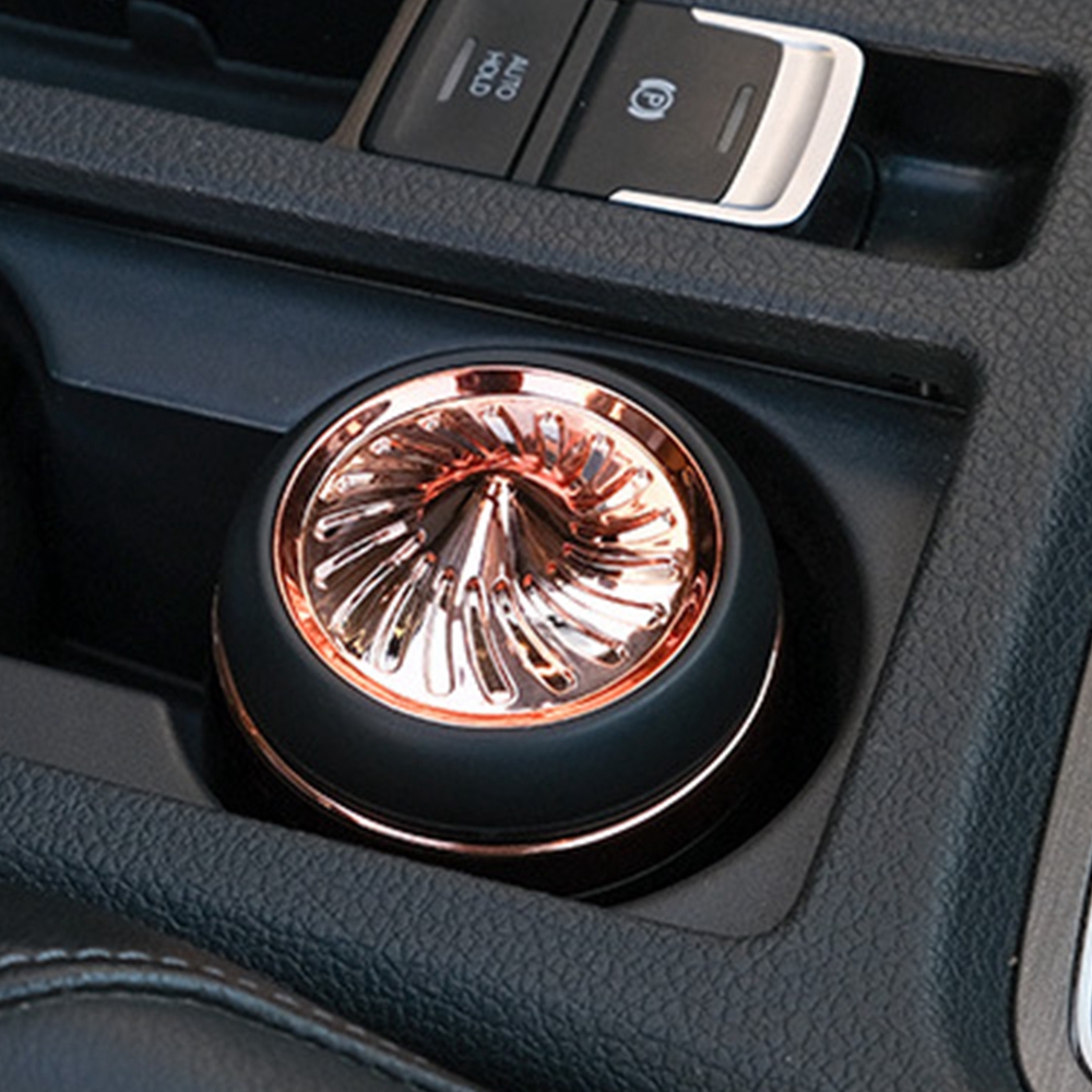 Portable Universal LED Light Car Ashtray With Cover Creative Ashtray Cigarette Holder Box Car interior Auto Accessories