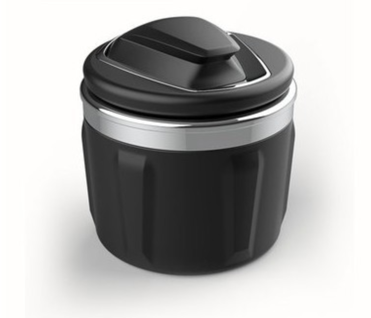 Car ashtrays for BMW series Ceramic silicone LED lamp material Gold and silver grey Special design does not take up space