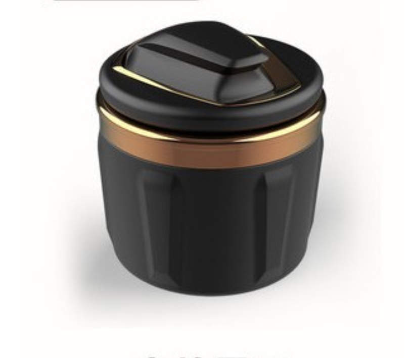 Car ashtrays for BMW series Ceramic silicone LED lamp material Gold and silver grey Special design does not take up space