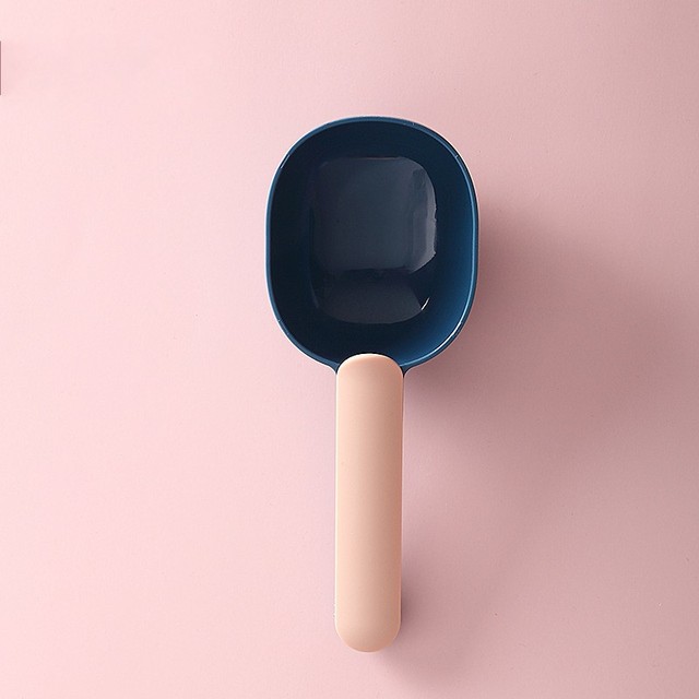 Household Multifunctional Rice Scoop with Sealing Clip Flour Coarse Grains Spoon Large Kitchen Utensils Capacity Pet Food Shovel
