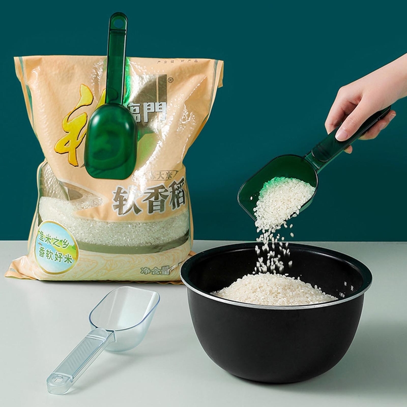 1pc Scoop Rice Spoons Kitchen Household Measuring Scoops Flour Milk Powder Rice Noodles Whole Grains Simple Measuring Spoons