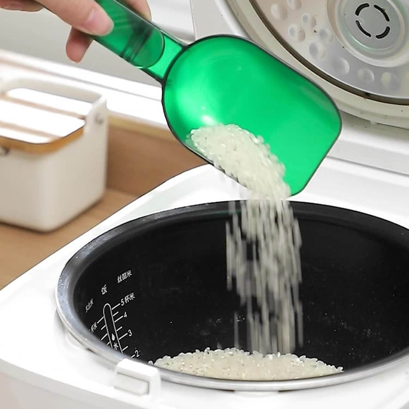 1pc Scoop Rice Spoons Kitchen Household Measuring Scoops Flour Milk Powder Rice Noodles Whole Grains Simple Measuring Spoons